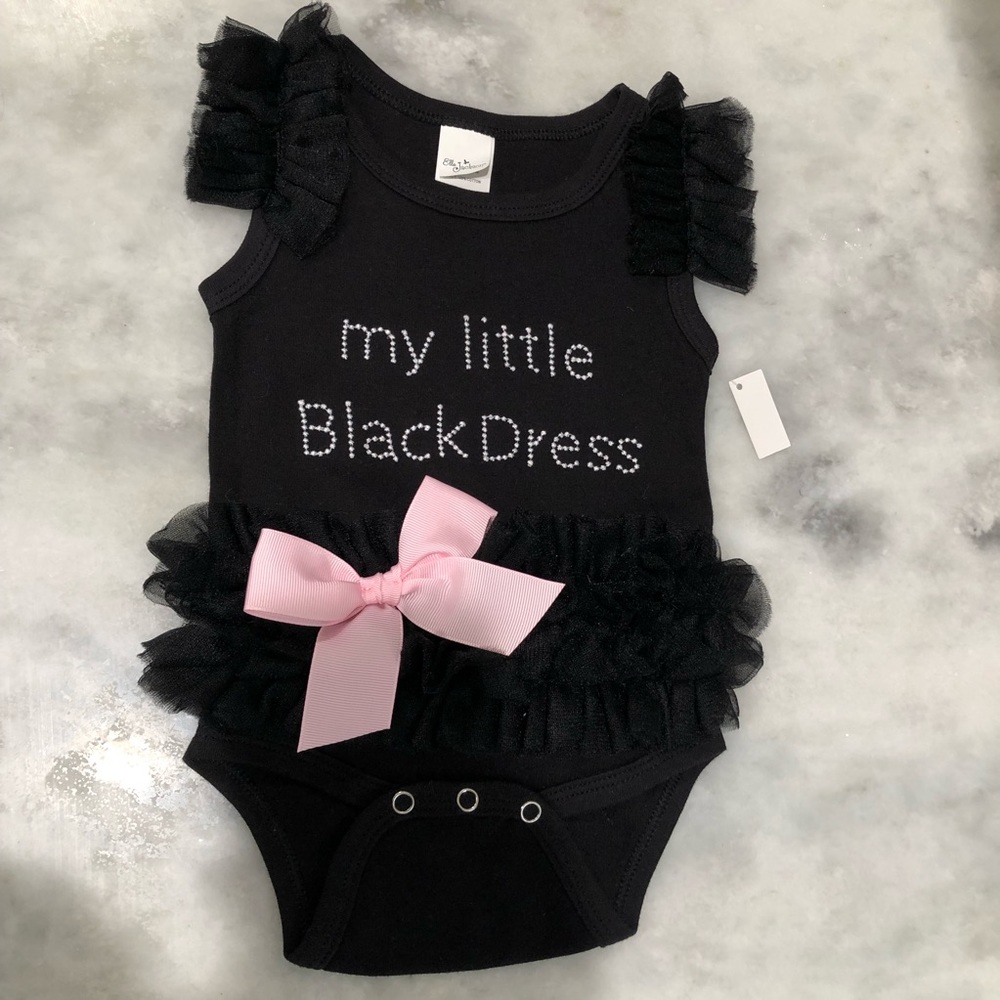 My little black dress onesie